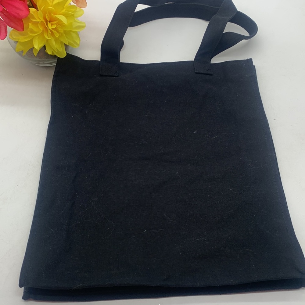 Marc Jacobs Fragrances Black Gold Canvas Tote Bag. TOT3613E - Picture 7 of 8